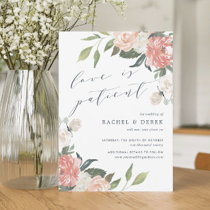 midden van de zomer   Waterverf Bloemen Huwelijk U Kaart