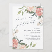 midden van de zomer | Waterverf Bloemen Huwelijk U Kaart (Voorkant)