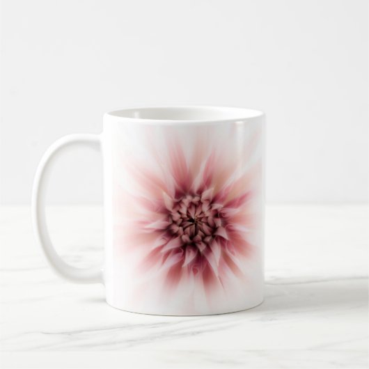 Midden van een Roze Dahlia Koffiemok (Links)