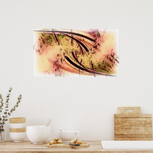 Midden van het omgekeerde poster (Keuken)