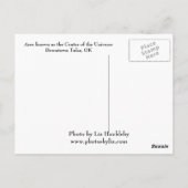 Midden van het universum briefkaart (Achterkant)