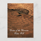 Midden van het universum briefkaart (Voorkant)