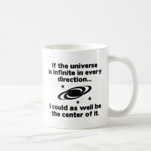 Midden van het universum koffiemok