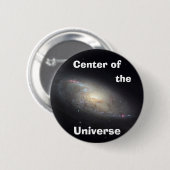 Midden van het universum ronde button 5,7 cm (Voorkant /achterkant)