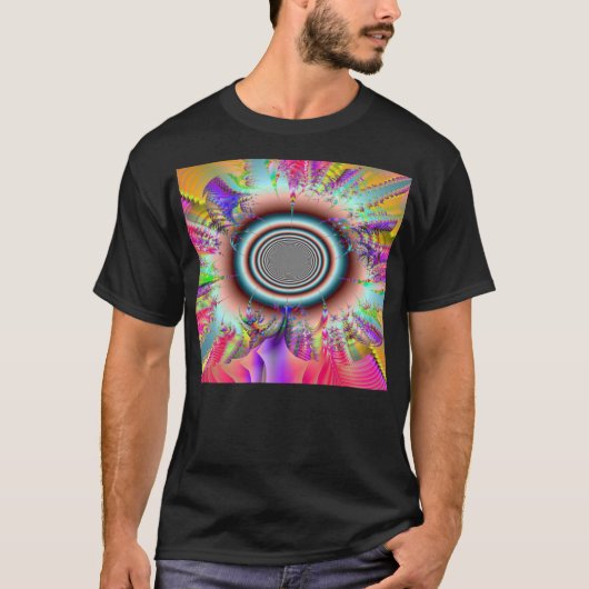 Midden van het universum - zwarte T-shirt (Voorkant)