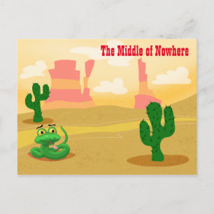 Midden van nergens briefkaart
