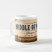 Midden van Niets Glasgow Montana Koffiemok (Voorkant links)