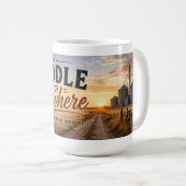 Midden van Niets Glasgow Montana Koffiemok (Voorkant rechts)