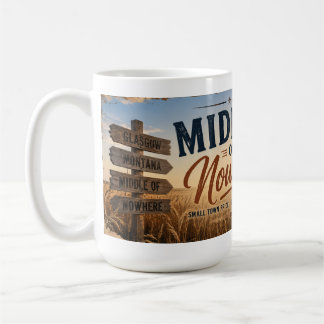 Midden van Niets Glasgow Montana Koffiemok
