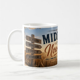 Midden van Niets Glasgow Montana Koffiemok