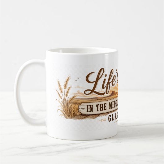 Midden van Niets Glasgow Montana Koffiemok (Links)