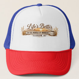 Midden van Niets Glasgow Montana Trucker Pet