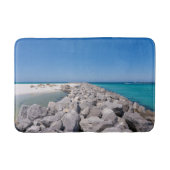 Midden van Shell Island Jetty Bath Mat (Voorkant)