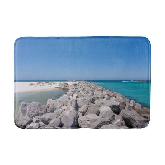 Midden van Shell Island Jetty Bath Mat (Voorkant)