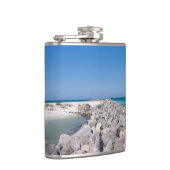 Midden Van Shell Island Jetty Fles Heupfles (Rechts)