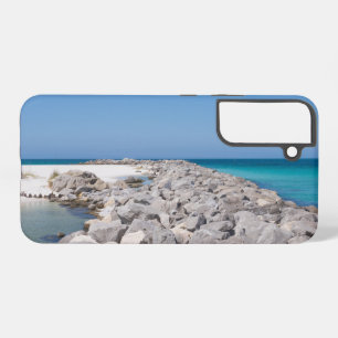 Midden van Shell Island Jetty Samsung Telefoon Cas Galaxy Hoesje