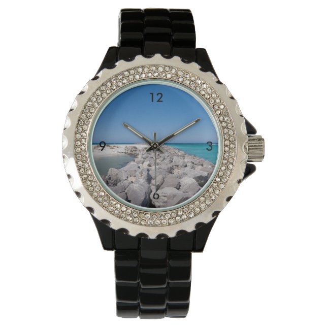 Midden van Shell Island Jetty Watch Horloge (Voorkant)