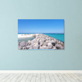 Midden van Shell Island steiger canvas (Insitu (Houten vloer))