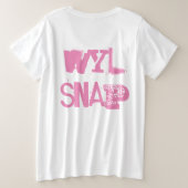 Midden-West-T-shirt Grote Maat T-shirt (Design achterkant)