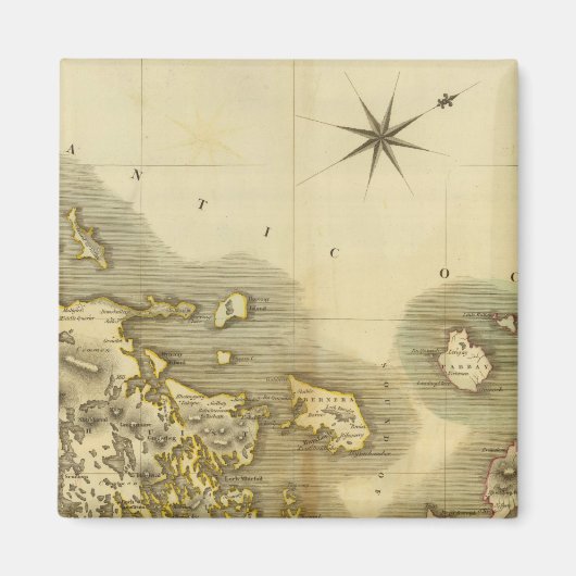 Midden westerne eilanden magneet (Voorkant)
