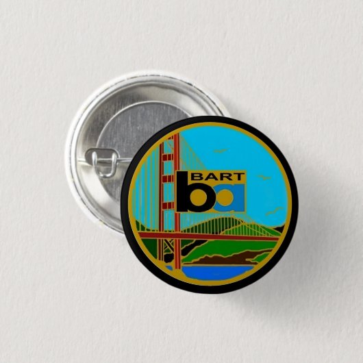 Midden zeegebied snelle doorvoer ronde button 3,2 cm (Voorkant /achterkant)