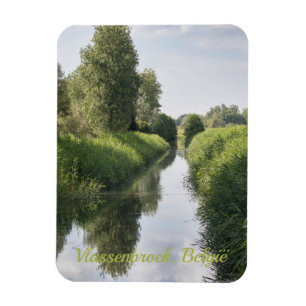 Midden zomer in Vlassenbroek, België Magneet