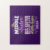 Midden Zus 2024 - een groot en klein zusje Legpuzzel (Verticaal)