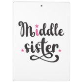 Midden zuster, Stars Klembord (Achterkant)