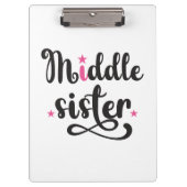 Midden zuster, Stars Klembord (Voorkant)