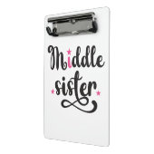 Midden zuster, Stars Mini Klembord (Angled2)
