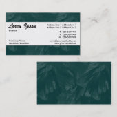 Middenband 010 - groen geborsteld petaal visitekaartje (Voorkant / Achterkant)