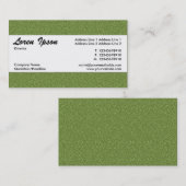 Middenband 021 - Groene reliëftextuur Visitekaartje (Voorkant / Achterkant)