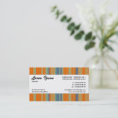 Middenband 030 - Gestreepte patroon 05 Visitekaartje (Staand voorkant)