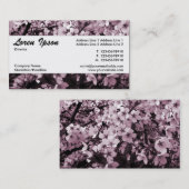 Middenband 035 - Kersenbloesem Visitekaartje (Voorkant / Achterkant)