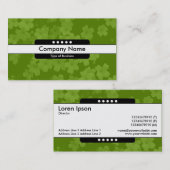 Middenband 5 — Bloemen — Groen (669900) Visitekaartje (Voorkant / Achterkant)