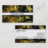 Middenband 5 Spots - Fractal Flame 02 Visitekaartje (Voorkant / Achterkant)