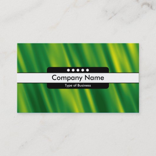 Middenband 5 Spots - Groene cascade Visitekaartje (Voorkant)