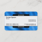 Middenband 5 Spots - Indigoverloop Visitekaartje (Achterkant)