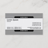 Middenband 5 Spots - Midden grijs Visitekaartje (Achterkant)