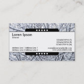 Middenband 5 Spots - Snowy Branches Visitekaartje (Achterkant)