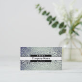 Middenband 5 Spots - Waterdruppels op glas 01 Visitekaartje (Staand voorkant)