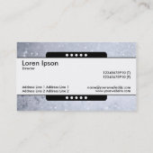 Middenband 5 Spots - Zeepbellen Visitekaartje (Achterkant)