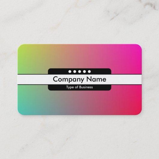 Middenband 5 — Verloop Y,M,B,R Visitekaartje (Voorkant)