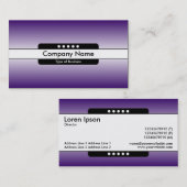 Middenband 5 vlekken - Horizon Glow 07 Visitekaartje (Voorkant / Achterkant)