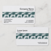 Middenband - Abstract metallisch ontwerp Visitekaartje (Voorkant / Achterkant)