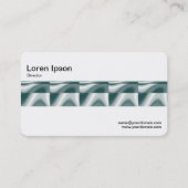 Middenband - Abstract metallisch ontwerp Visitekaartje (Achterkant)