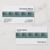 Middenband - Abstract metallisch ontwerp Visitekaartje (Voorkant / Achterkant)