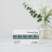 Middenband - Abstract metallisch ontwerp Visitekaartje (Staand voorkant)