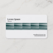 Middenband - Abstract metallisch ontwerp Visitekaartje (Achterkant)