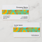 Middenband - Abstracte cirkels Visitekaartje (Voorkant / Achterkant)